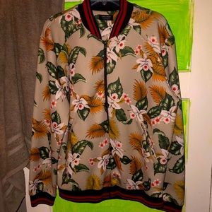 Zara mans floral jacket